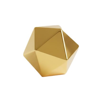 Cain Gold Patung Keramik – Dekorasi Rumah Visioner