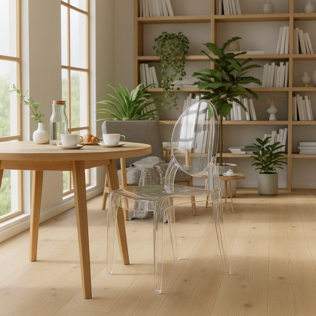 Glezia Dining Chair Tanpa Lengan - Kenyamanan Mewah Minimalis