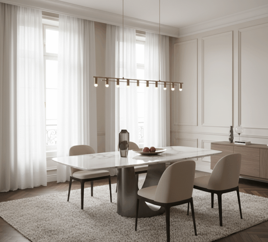 Torsion Dining Table – Mahakarya Table Eksklusif Keanggunan. 