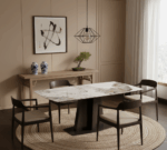Stratix Dining Table – Kemewahan Abadi & Kekuatan Modern - Gambar 3