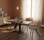Ascentra Dining Table – Sentuhan Keramik Mewah Gaya Elegan. - Gambar 3