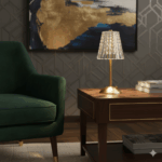 Eltron Lampu Meja Emas