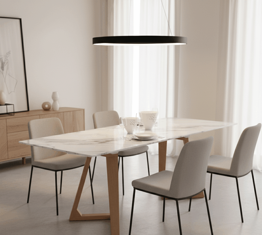 Framo Dining Table – Table Mewah yang Elegan Hunian Modern. 