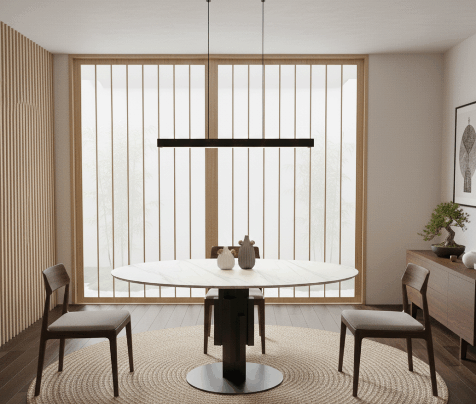 Valenxo Dining Table – Keindahan Abadi, Dibangun Tak Lekang. 