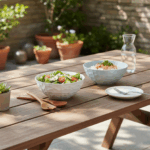 Dekorasi Table Urbanloft Home Hellen Fruit Bowl Ceramic Medium White - Image 9