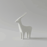 Hirsch Decoration Ceramic - Image 2