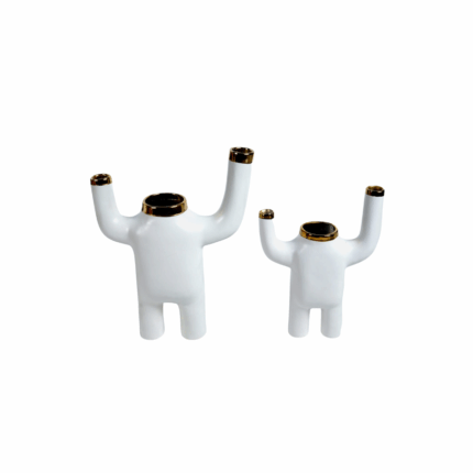 Kind Vas Keramik Putih – Seni Premium dan Aksen Interior