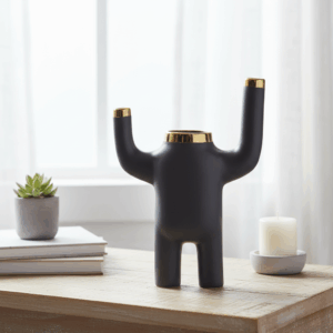 Kind Ceramic Vase Decoration - Black - Image 4