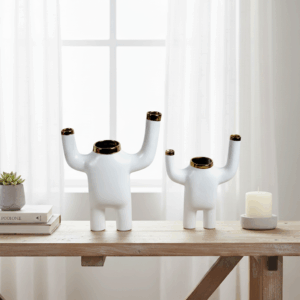 Kind White Ceramic Decoration - Image 4