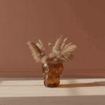 Koshi Yellow Large Vas Kaca – Dekorasi Serbaguna & Elegan - Gambar 2