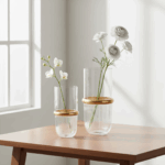 Liestal Medium Vas Kaca Gold – Koleksi Superior Dalam Ruang - Gambar 3