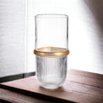 Liestal Large Vas Kaca Gold – Keanggunan Definitif - Gambar 2