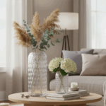 Leachi White Medium Vas Kaca – Berkelas & Mempesona - Gambar 4