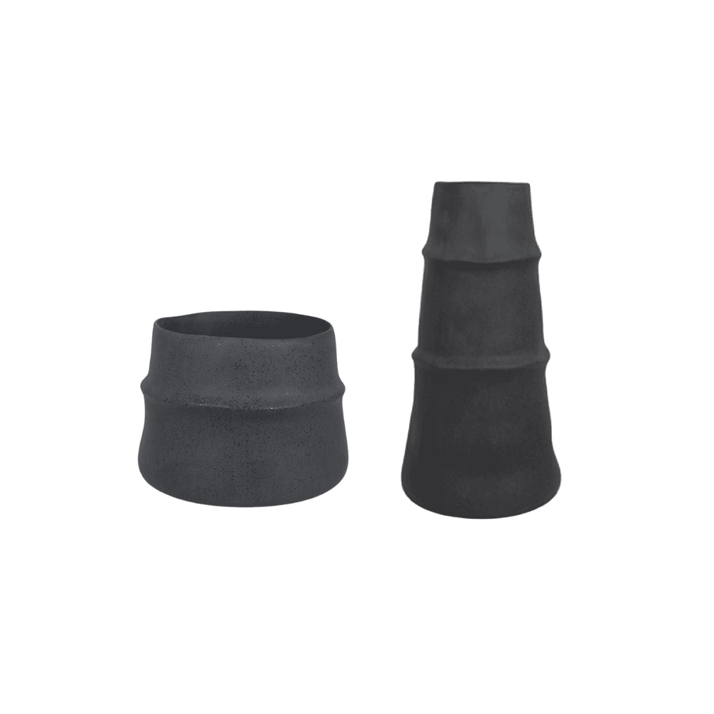 Lycklig set bg putih Lycklig Vas Keramik – Dekorasi Modern dengan Pesona Natural