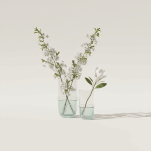 Olten Medium Blue Vas Kaca – Elegan & Sangat Mengagumkan - Gambar 3