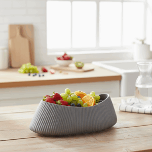 Riva Gray Mangkuk Keramik – Keanggunan Modern Ruang Anda - Gambar 4