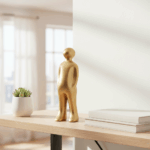 Patsy Patung Keramik Emas – Figur Dekor Eksklusif Interior - Gambar 8