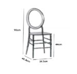 Aeralune Dining Chair – Clear - Gambar 3