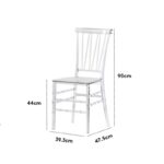 Aerqua Dining Chair – Clear - Gambar 2